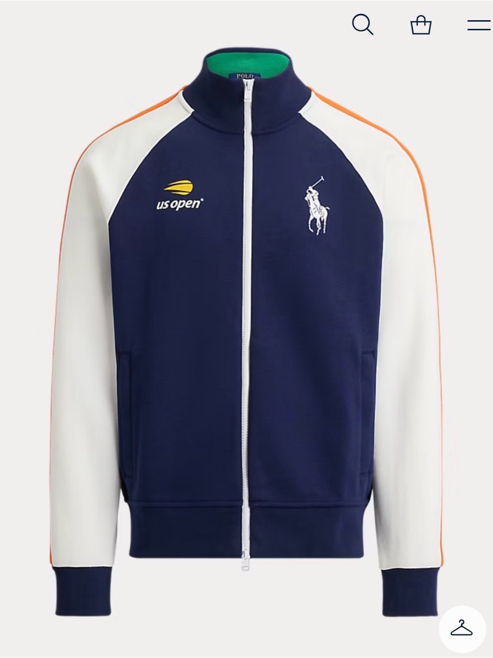 NWOT Polo Ralph Lauren 2024 US Open Ball Crew Track Jacket